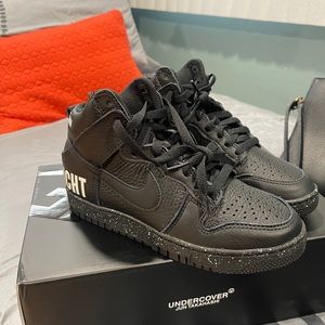 Nike Dunk High 1985 / U. Black & white. Size 6 W or 4.5 M. $150 or best offer